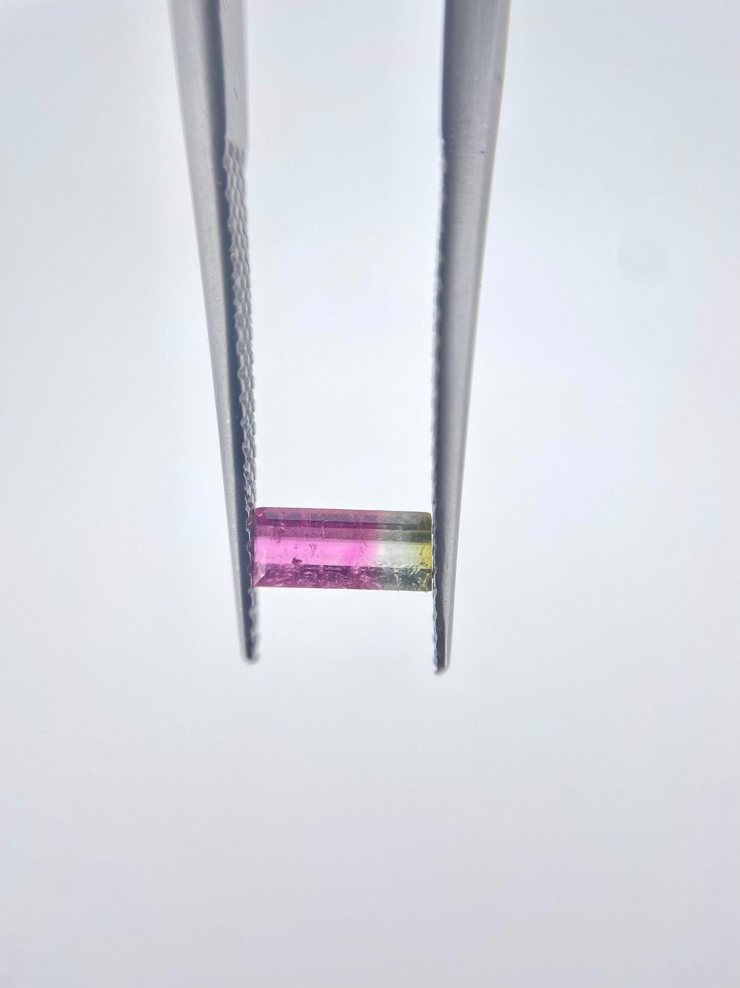 Tourmaline baguette bi-color 0.36 ct