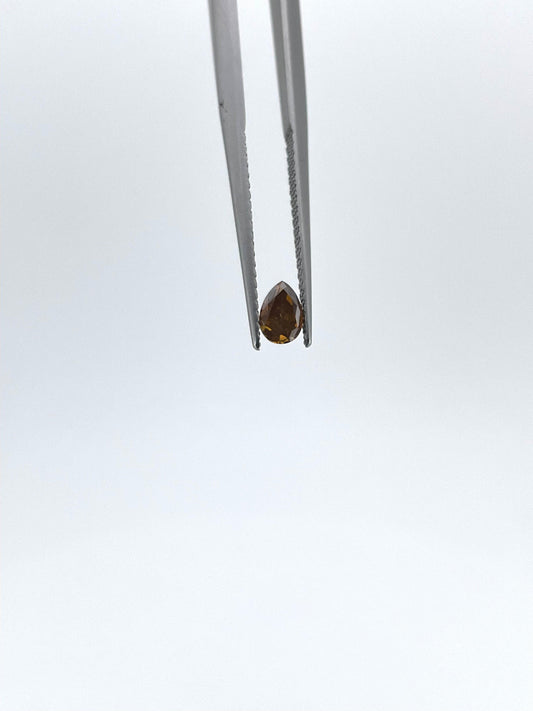 Diamant poire brun 0.3 ct