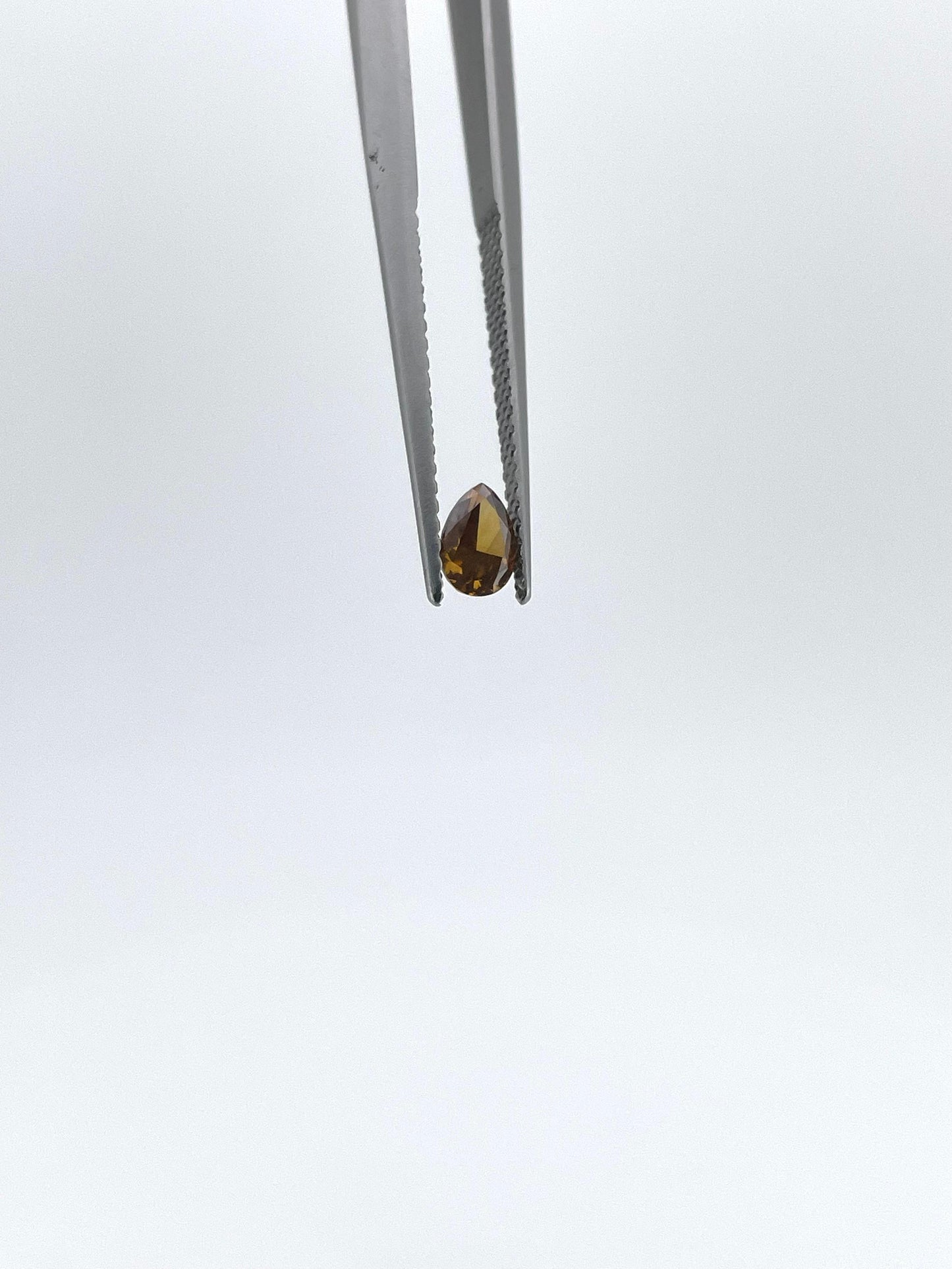 Diamant poire brun 0.3 ct