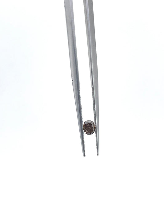 Diamant ovale gris 0.18 ct