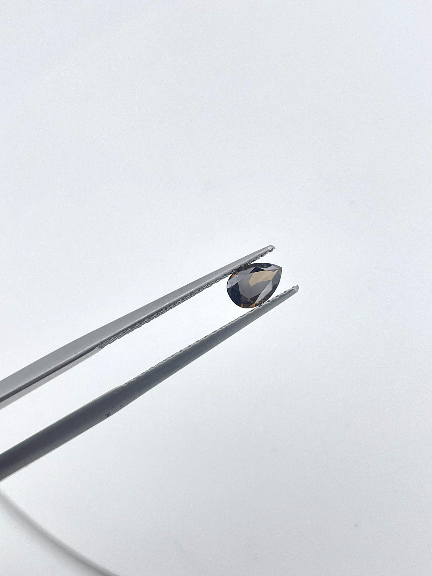 Diamant poire brun 0.37 ct