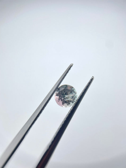 Tourmaline ronde bi-color 0.52 ct