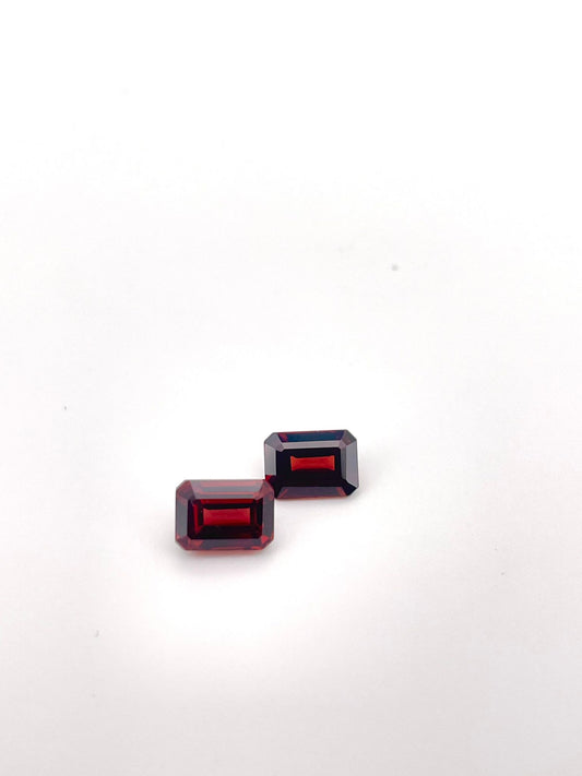 Grenat rectangle almandin 2.8ct
