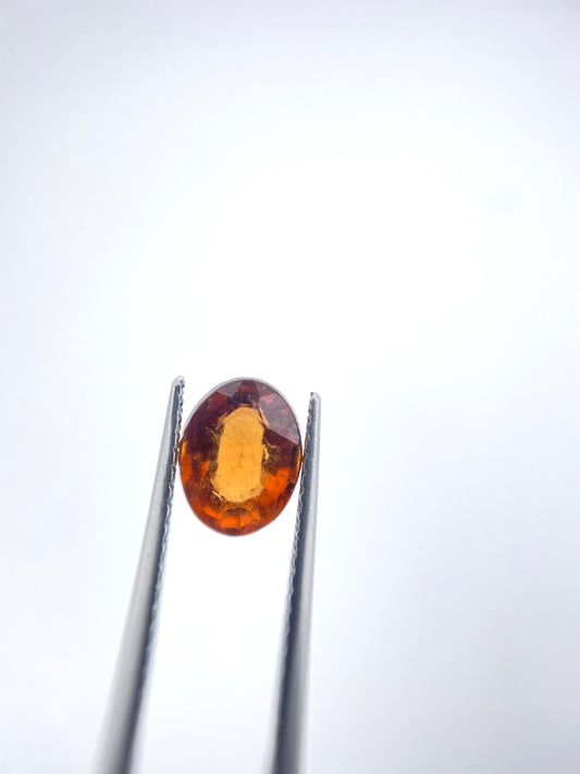 Greanat hessonite ovale 1.48 ct