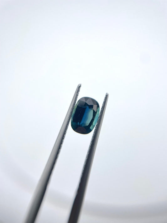 Saphir ovale modifié bi-color 1.05 ct