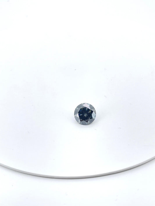 Moissonite grise 2.20 ct