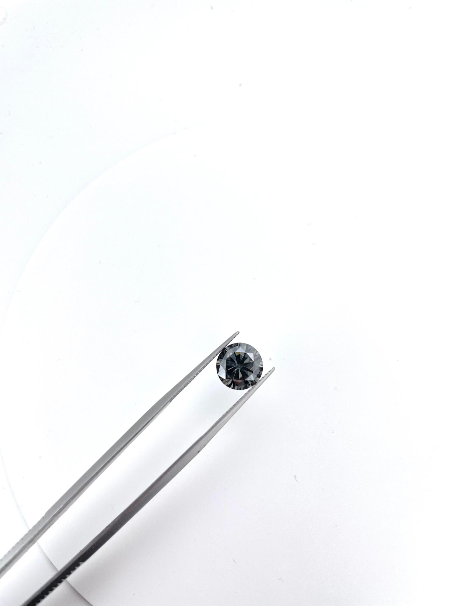 Moissonite grise 2.20 ct