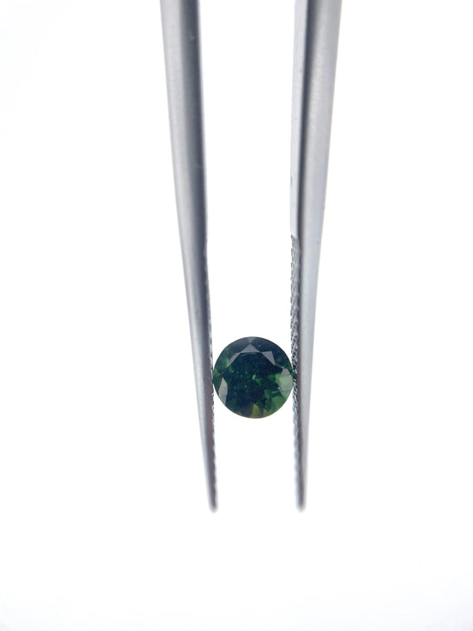 Tourmaline ronde verte 0.60 ct