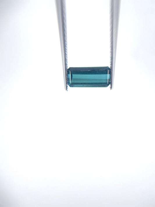Tourmaline octogone bleu 1.04 ct