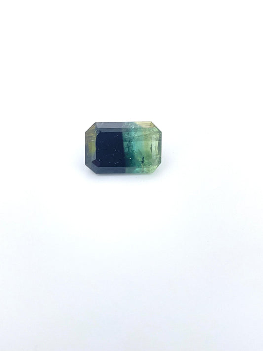 Tourmaline octogone bi-color 4.90 ct