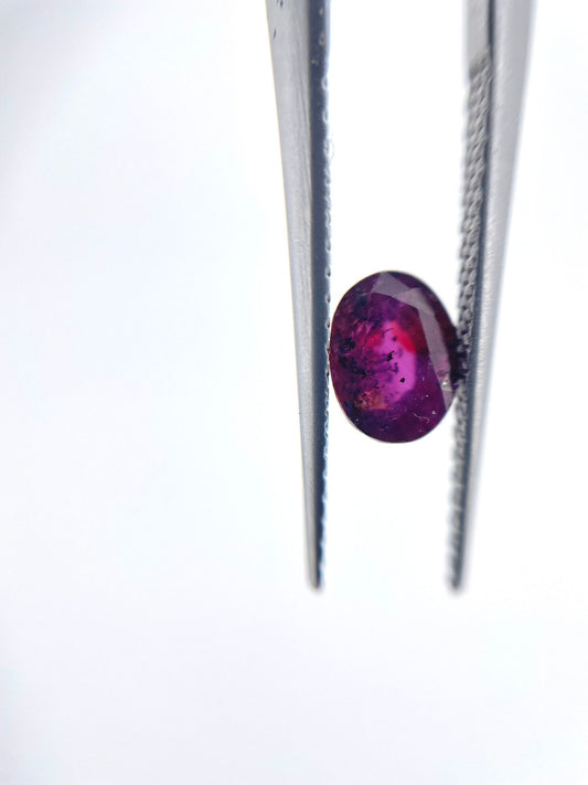 Tourmaline ovale mauve/rose 0.98