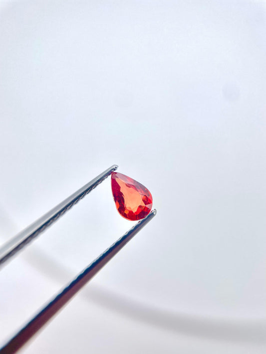 Saphir poire multi 0.35 ct